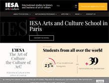 Tablet Screenshot of iesa.edu