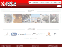 Tablet Screenshot of iesa.com.pe